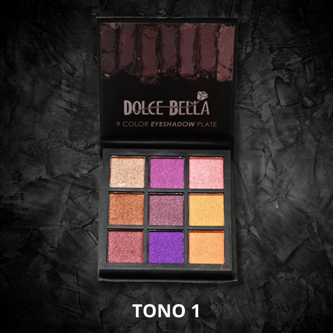 Sombra paleta de 9 Colores Tono #1