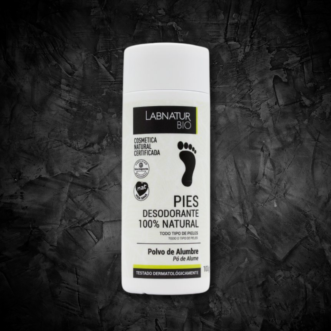 Desodorante para pies en polvo Alumbre 120 gr